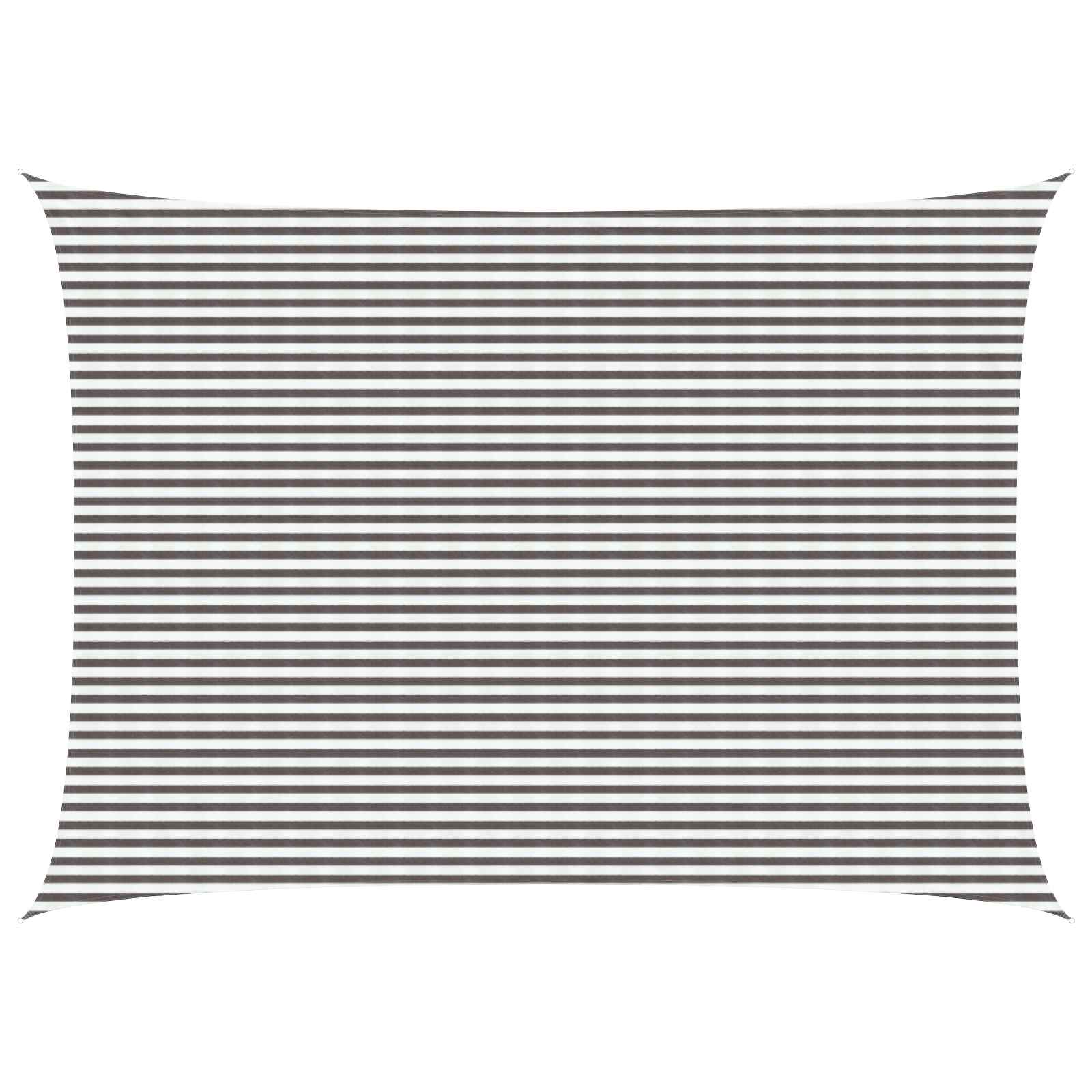 Jedrilica za sunčevu sjenu Svijetlo siva i bijela. 5 x 7 m HDPE
