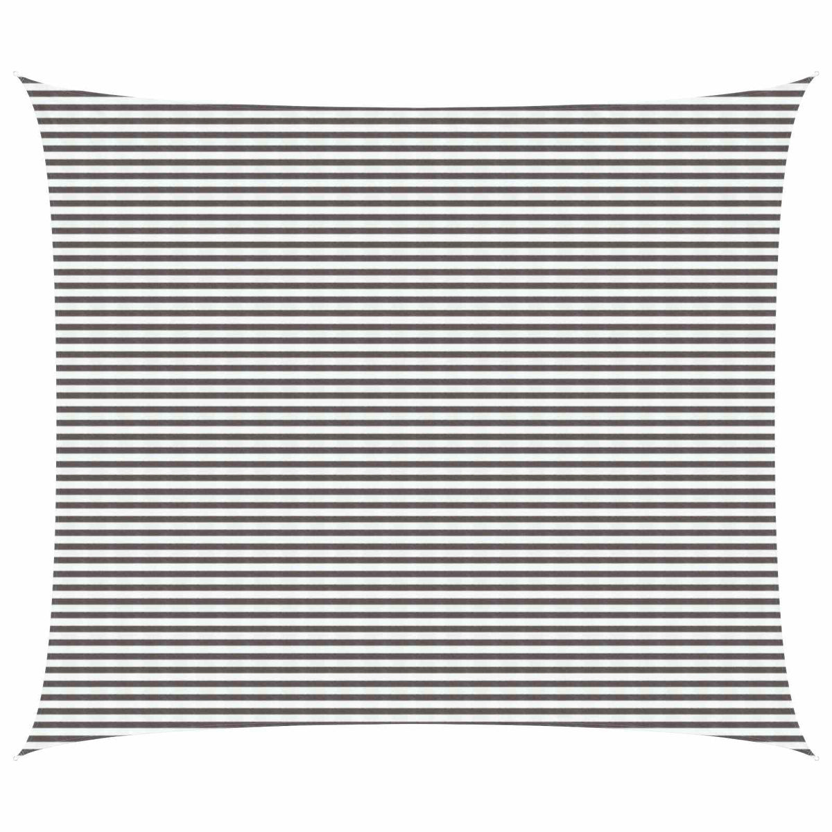 Jedrilica za sunčevu sjenu Svijetlo siva i bijela. 6 x 8 m HDPE
