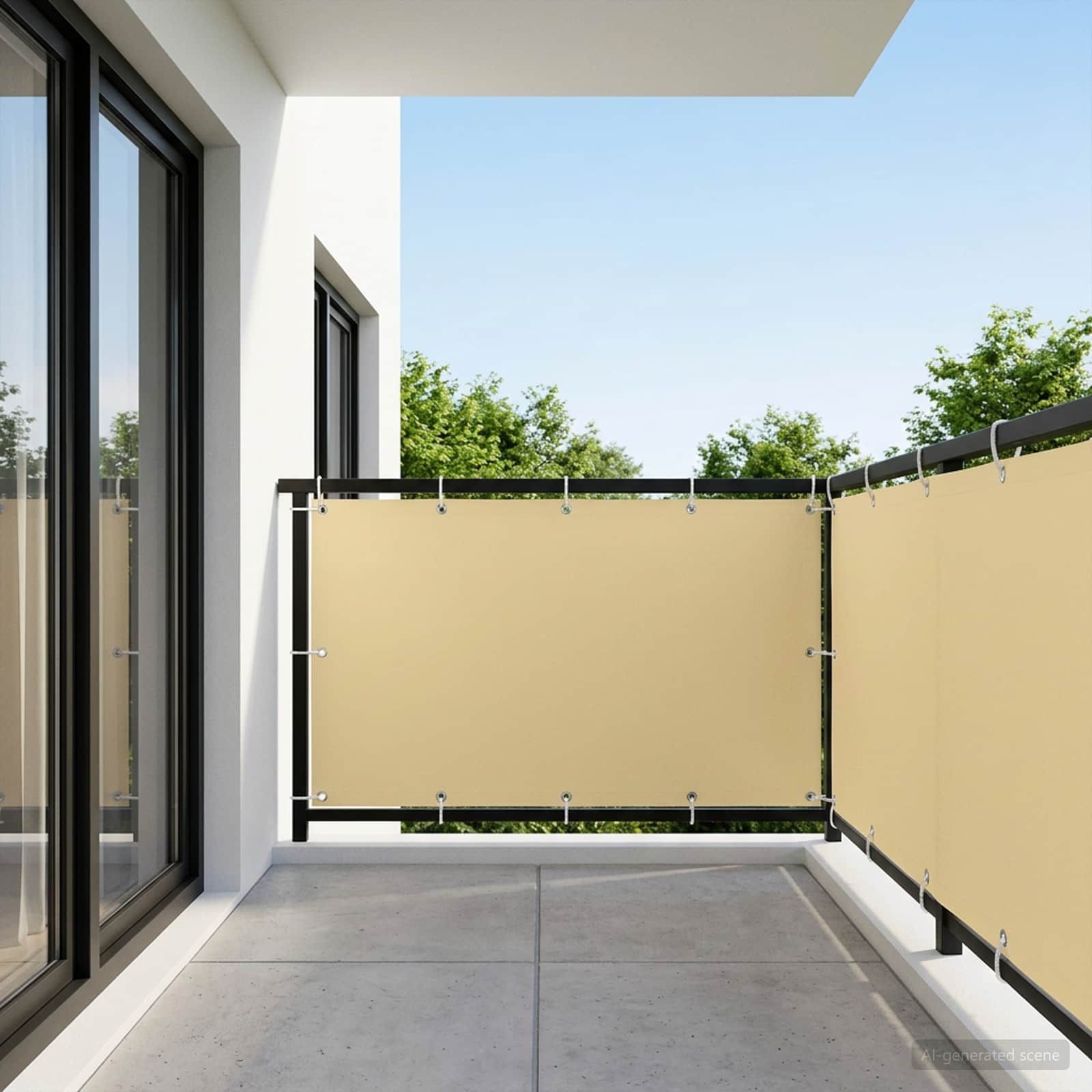 Zaslon za privatnost na balkonu 150 x 700 cm