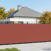 Zaslon za privatnost na balkonu 200 x 400 cm Polyester Terakota