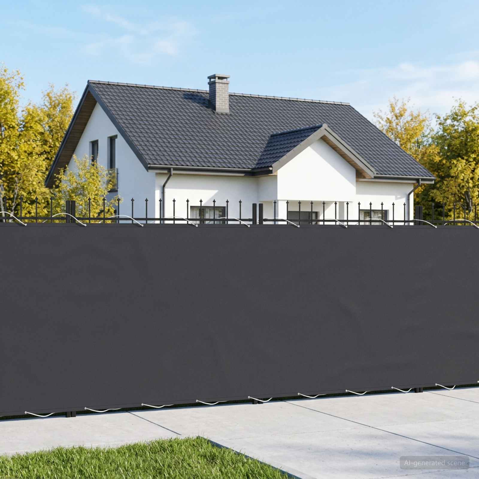 Zaslon za privatnost na balkonu 1,5 x 15 m