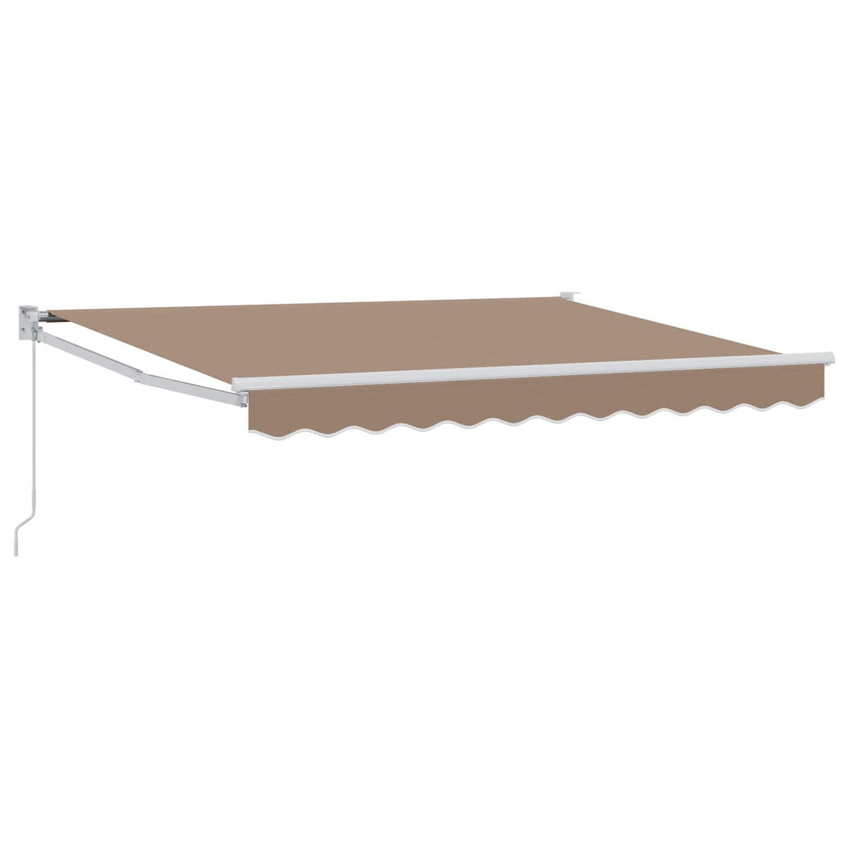 Povlačivi tende Sivosmeđa 4 x 2 m 100% Poliester i Aluminij