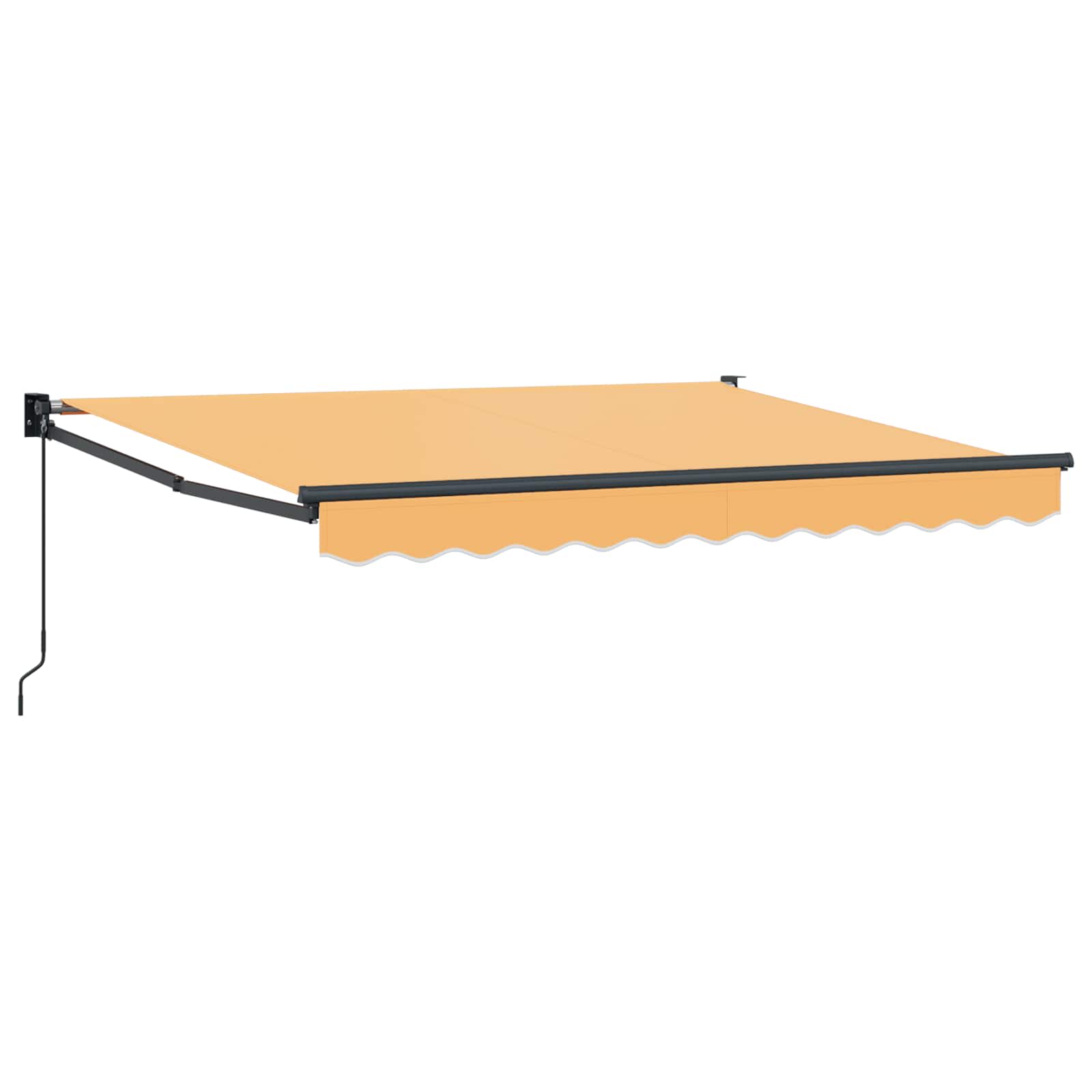 Povlačivi tende Pijesak 4 x 2 m 100% Poliester i Aluminij