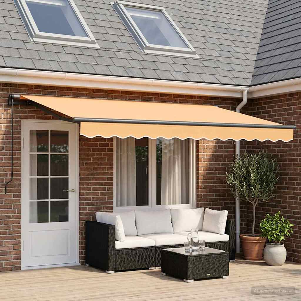 Skrovita tenda Pijesak 4 x 2 m tkanina