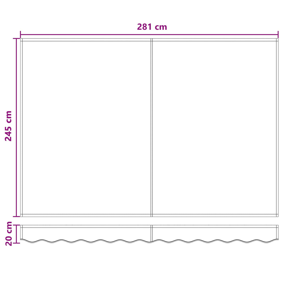 Ručno sklopiva tenda Sivosmeđa 3 x 2,5 m Poliester i aluminij