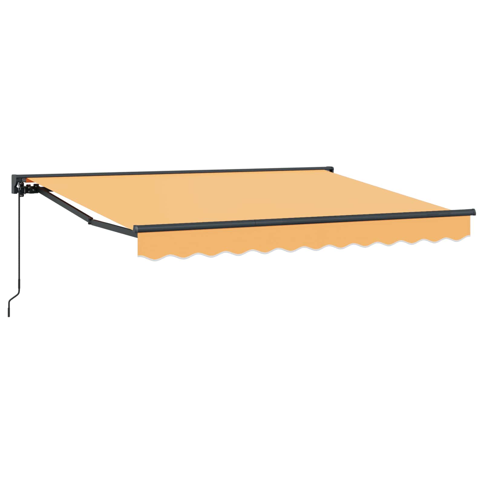 Povlačivi tende Pijesak 3 x 2,5 m Poliester i aluminij