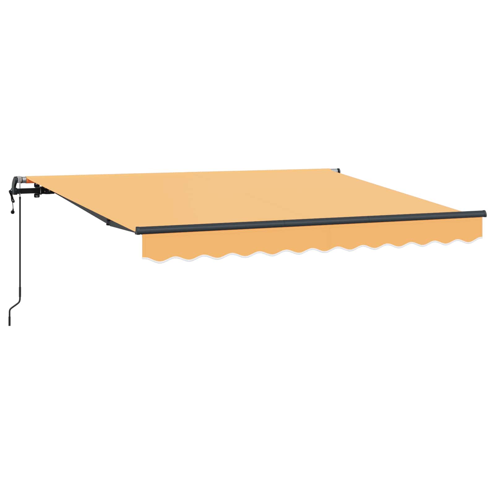 Povlačivi tende Pijesak 350 x 250 cm Tkanina i Aluminij