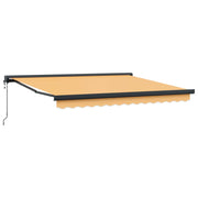 Povlačivi tende Pijesak 350 x 250 cm Tkanina i Metal