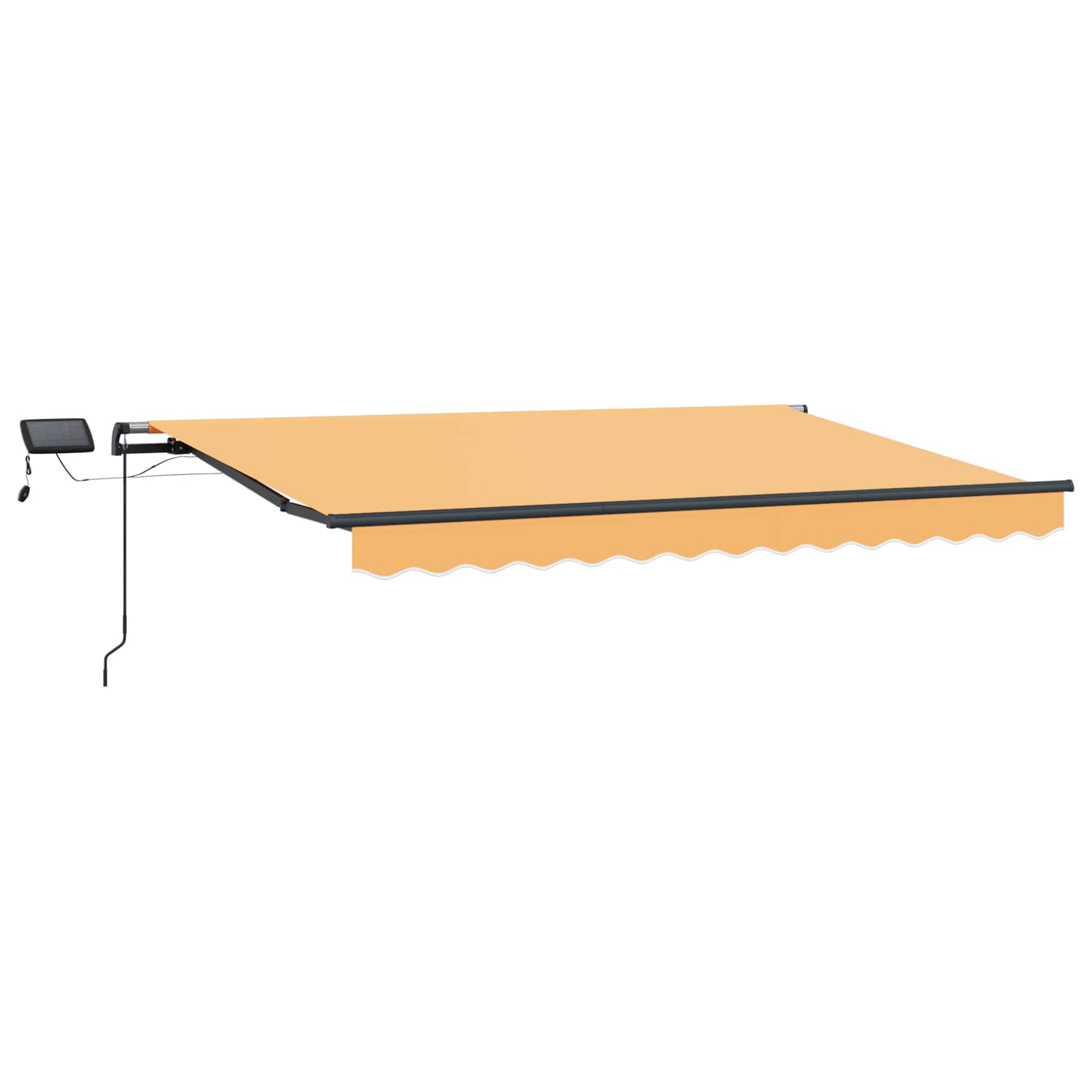 Povlačivi tende Pijesak 400 × 300 cm Tkanina i Aluminij