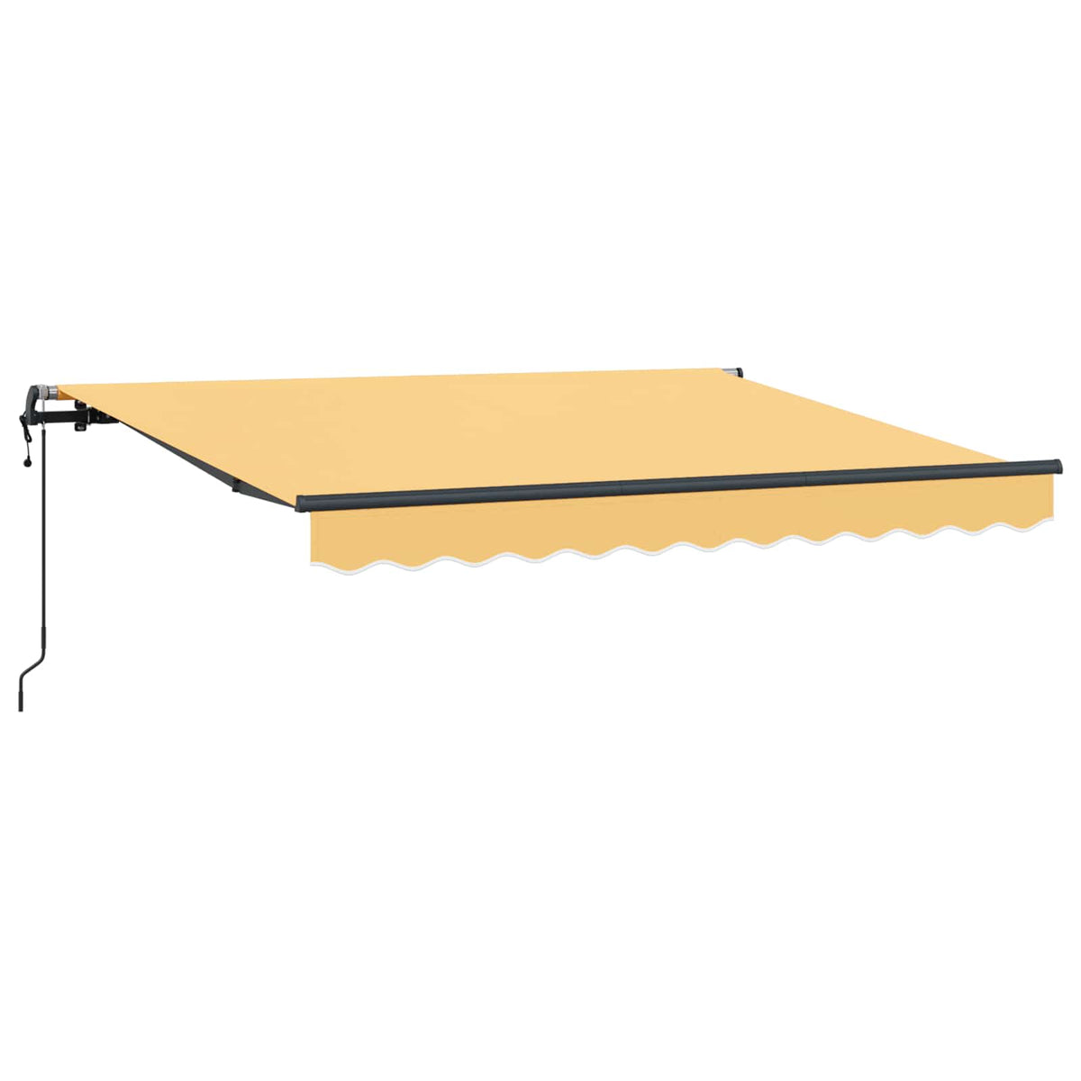 Povlačivi tende Pijesak 400 × 300 cm Tkanina i Aluminij