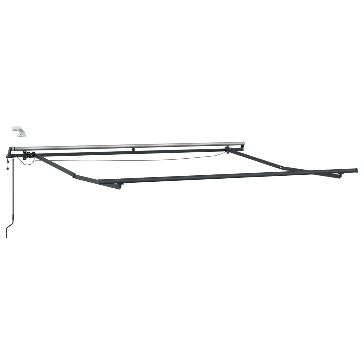 Tkanina za tende Sivosmeđa 400 × 300 cm Poliester