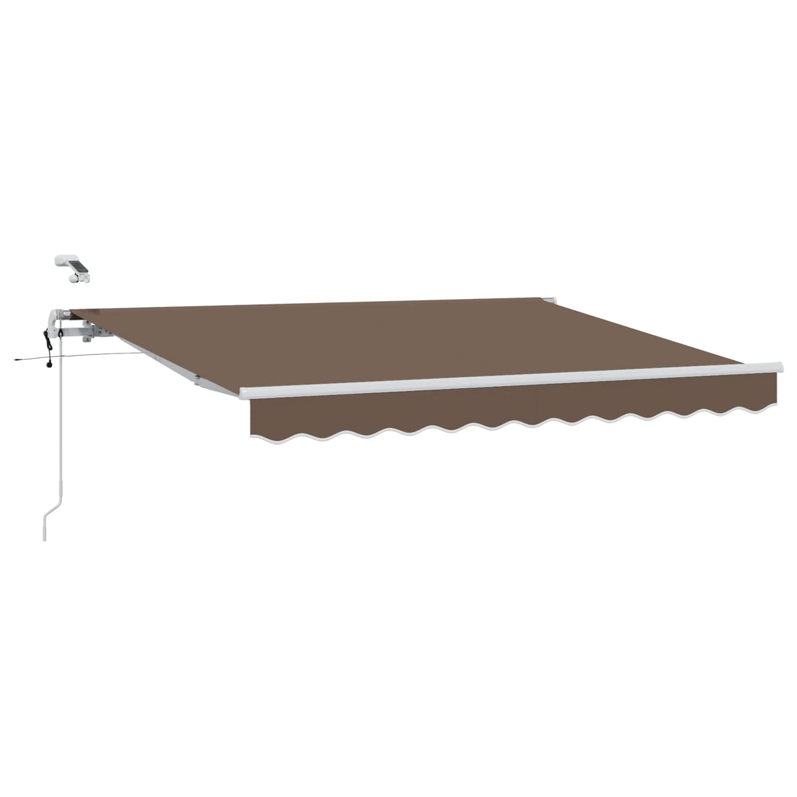 Tkanina za tende Sivosmeđa 400 × 350 cm Poliester
