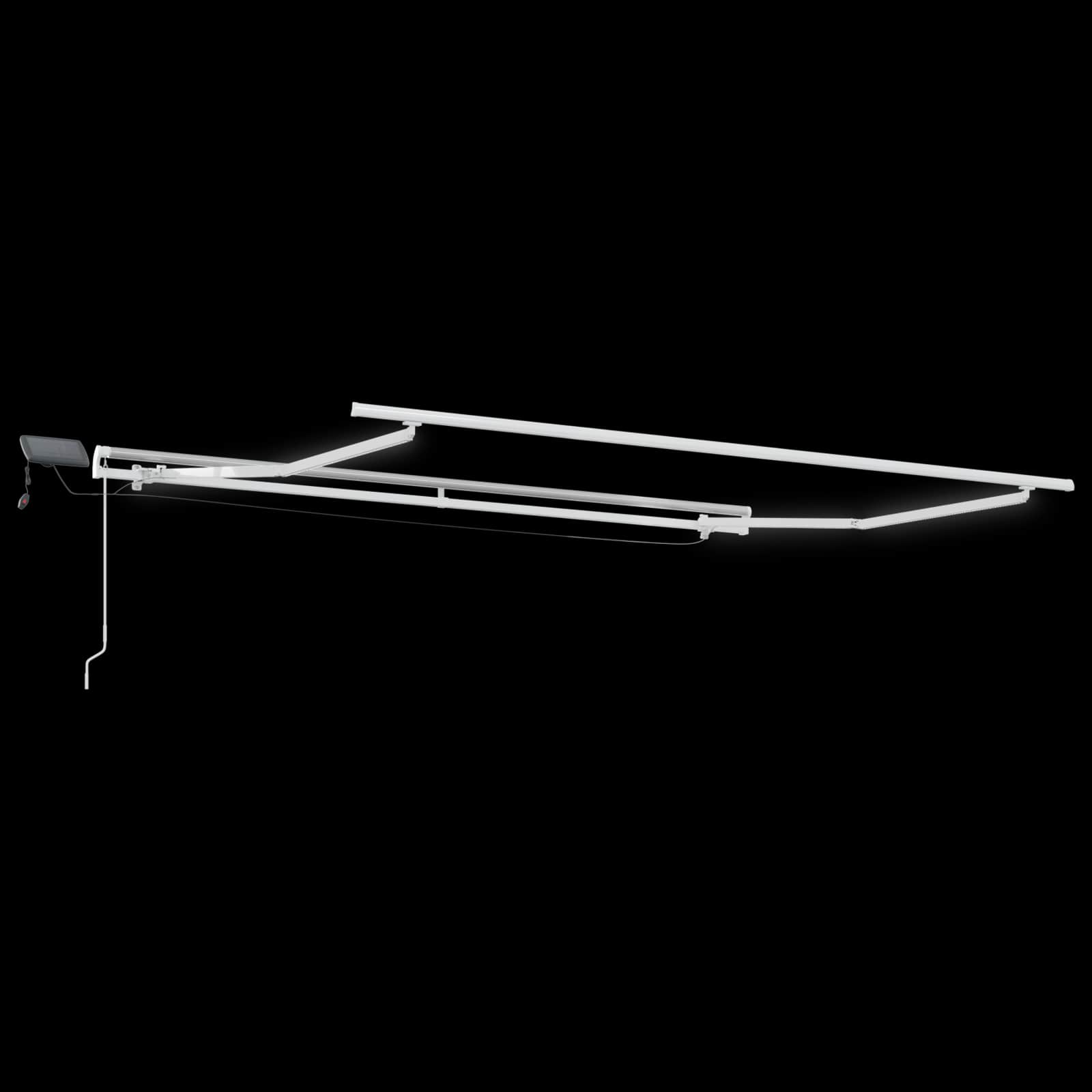 Povlačivi tende Pijesak 500 × 300 cm Tkanina i Aluminij