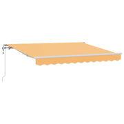 Povlačivi tende Pijesak 500 × 300 cm Tkanina i Aluminij
