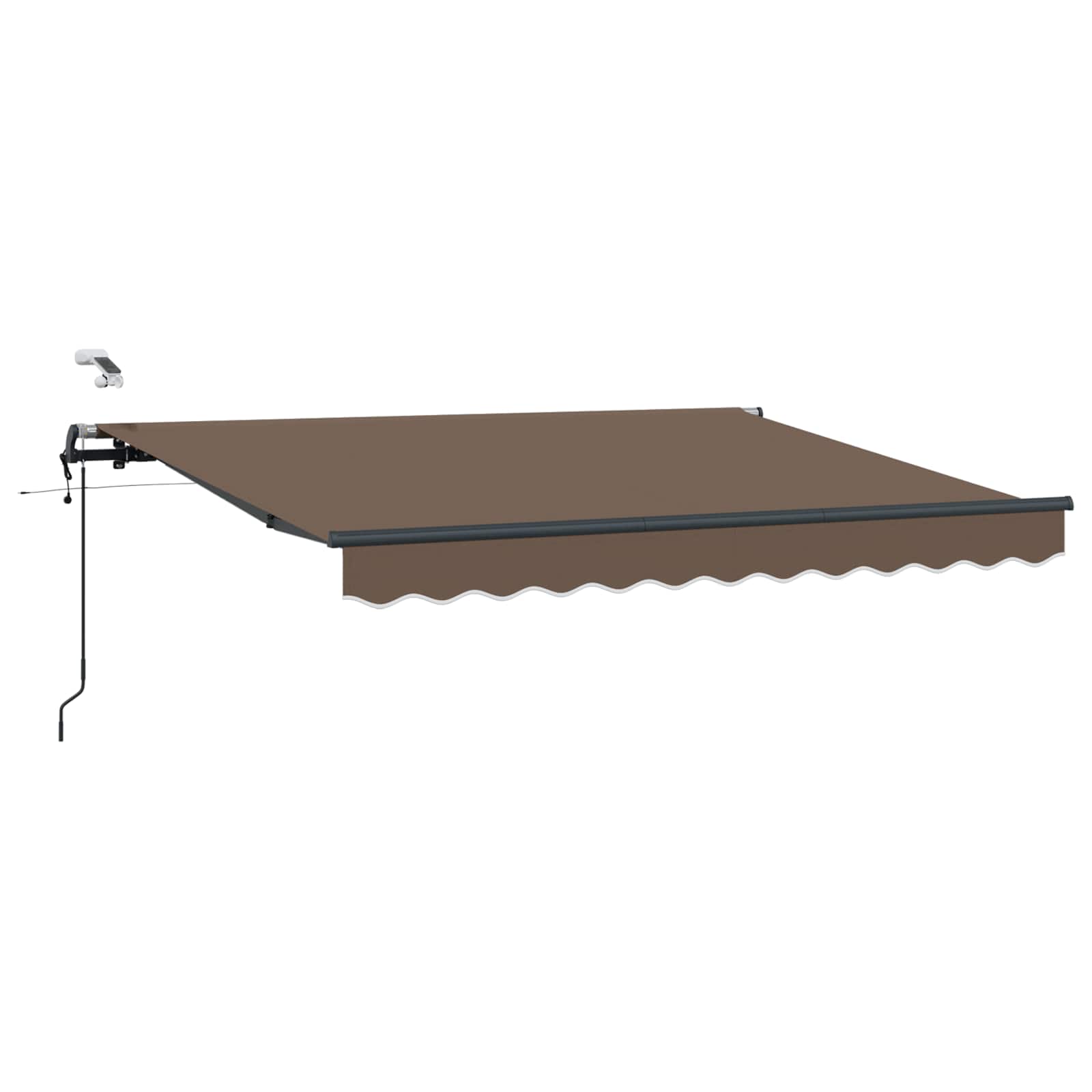 Tkanina za tende Sivosmeđa 500 × 300 cm Poliester