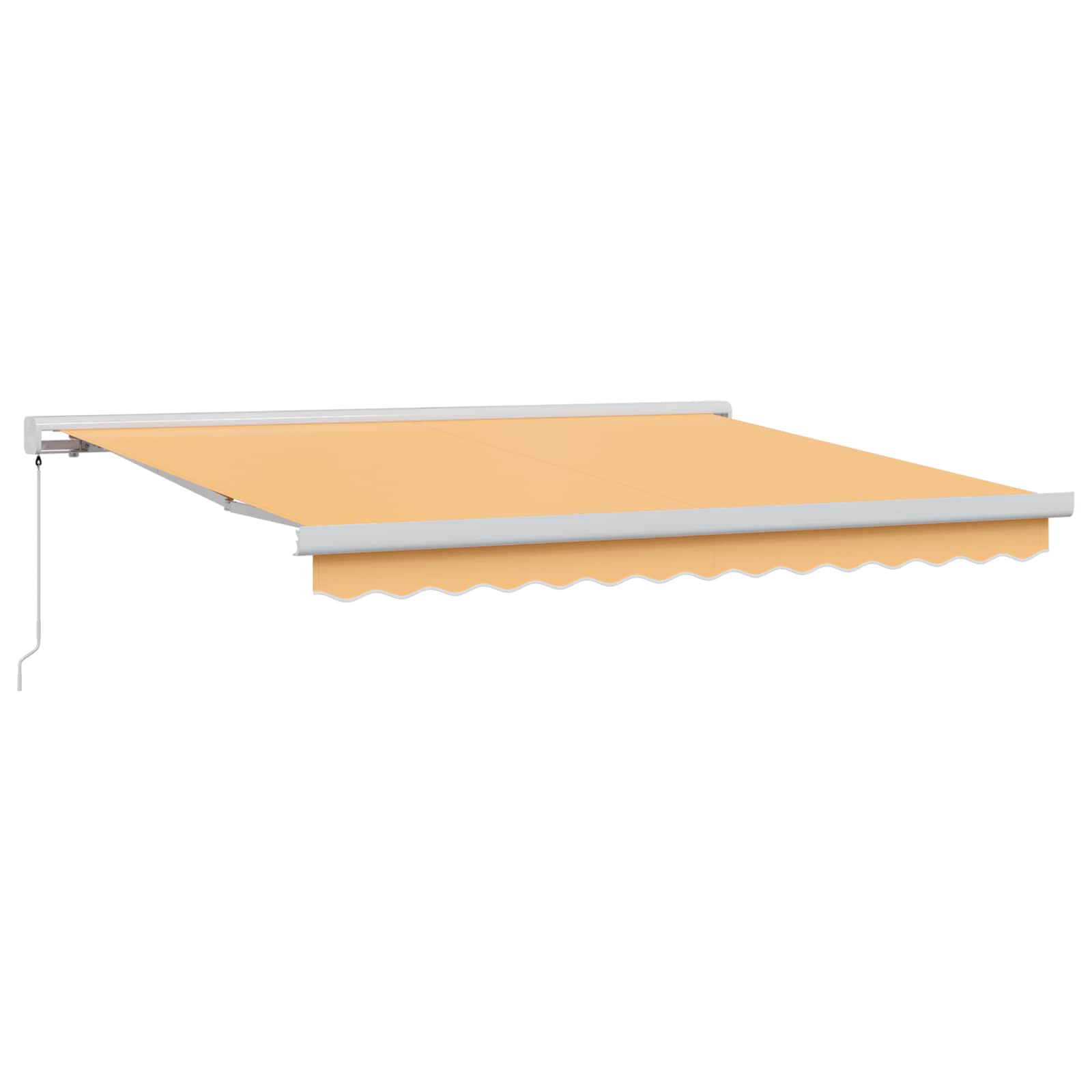 Povlačivi tende Pijesak 500 × 300 cm Platno i Aluminij