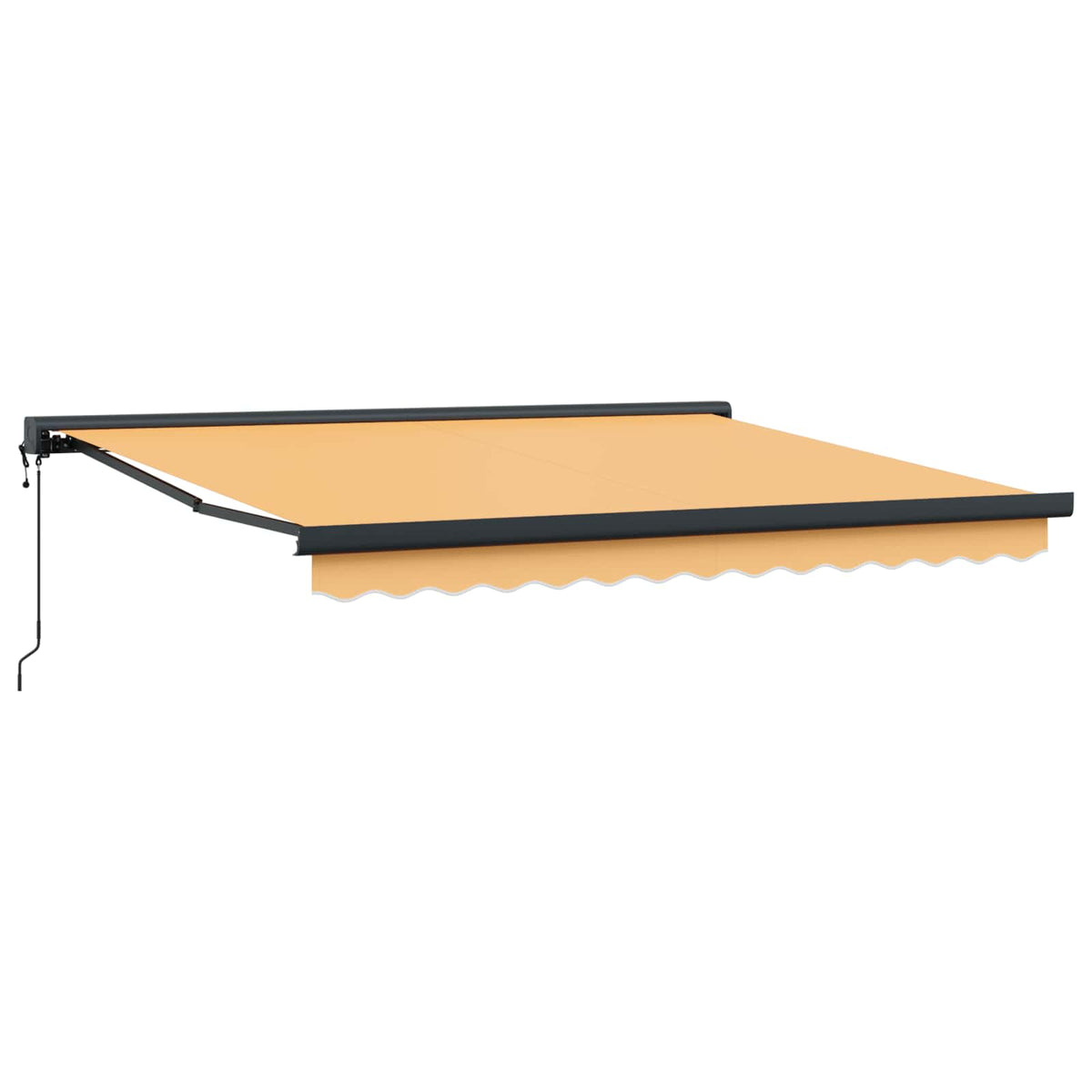 Povlačivi tende Pijesak 500 × 300 cm Tkanina i Metal