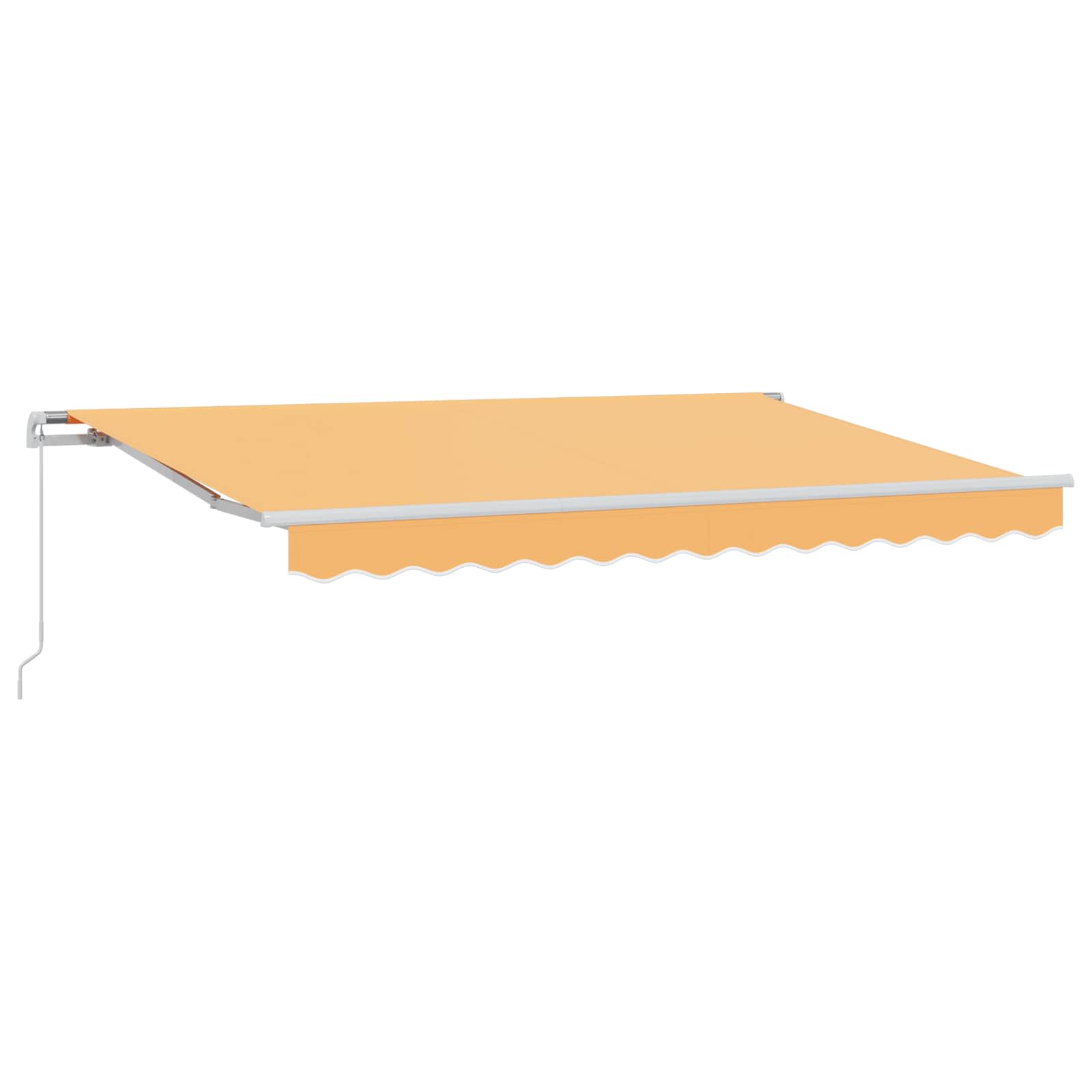 Povlačivi tende Pijesak 600 cm Poliester i aluminij