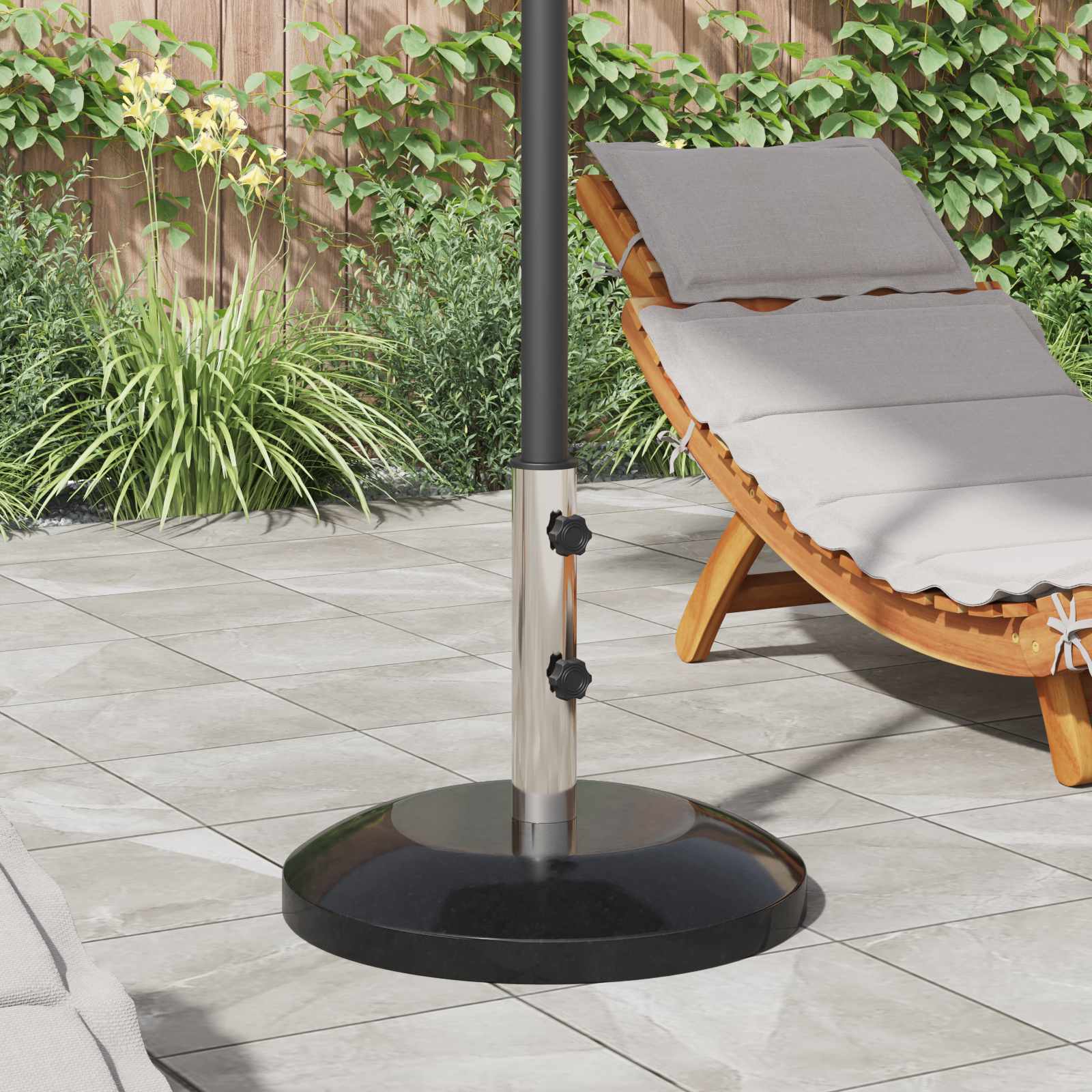Stalak za suncobran za cijev promjera 40-50 mm 26.75 kg Crna