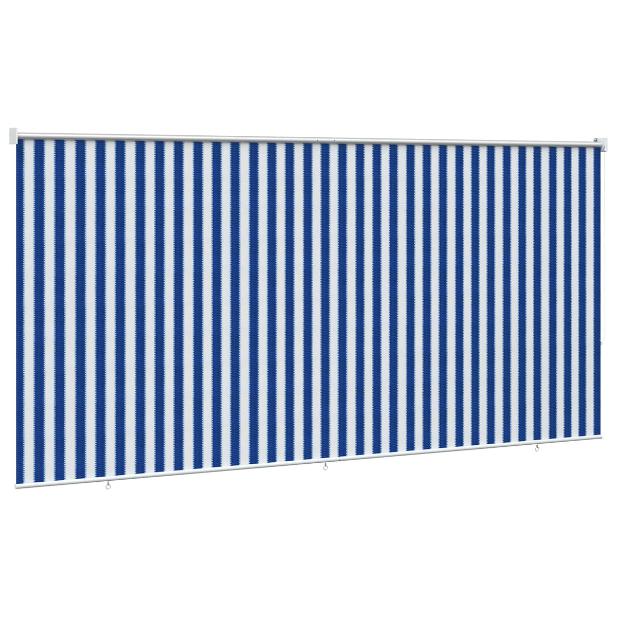 Vanjska roleta 90% blokada UV zraka Plava i bijela pruga 400 x 140 cm