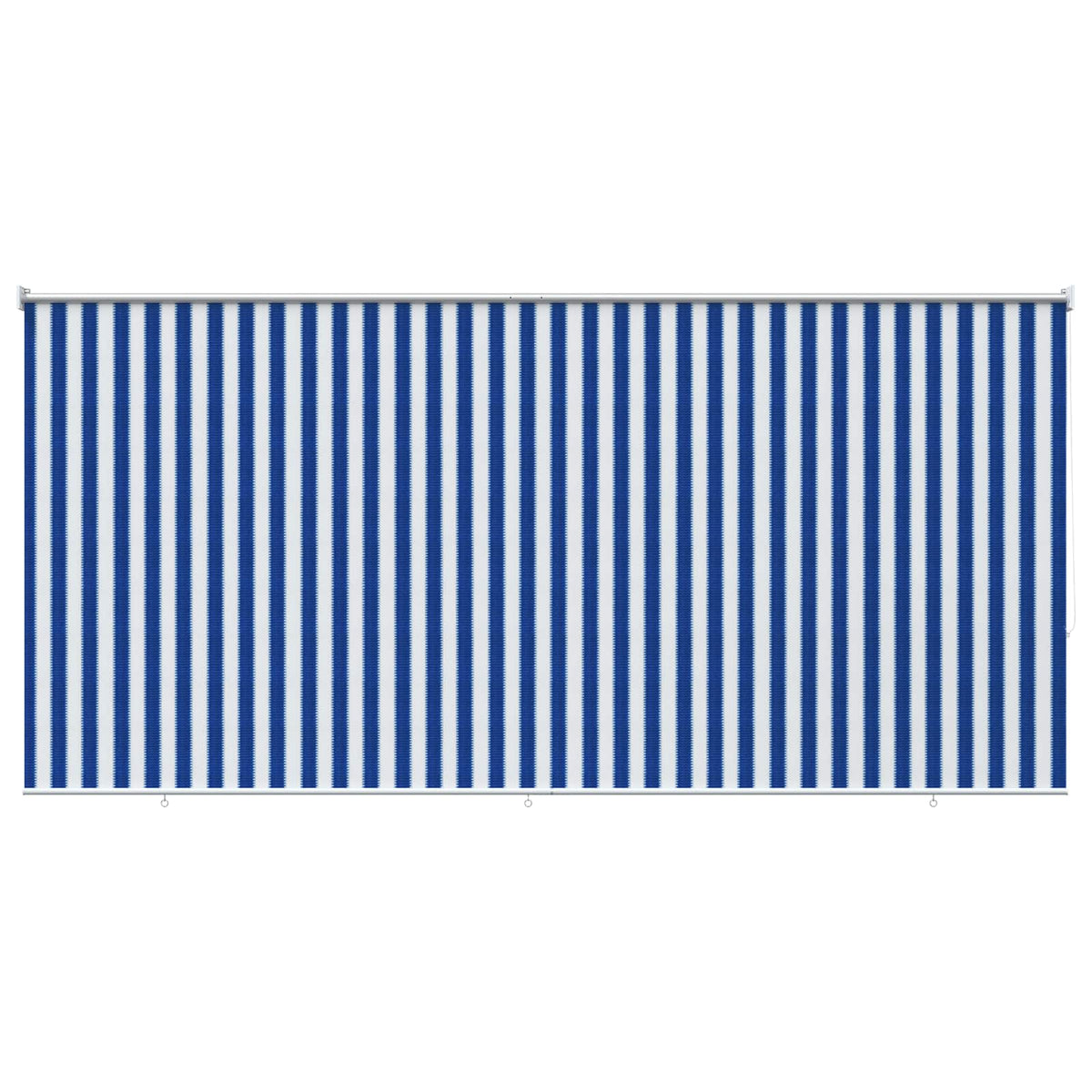 Vanjska roleta 90% blokada UV zraka Plava i bijela pruga 400 x 140 cm