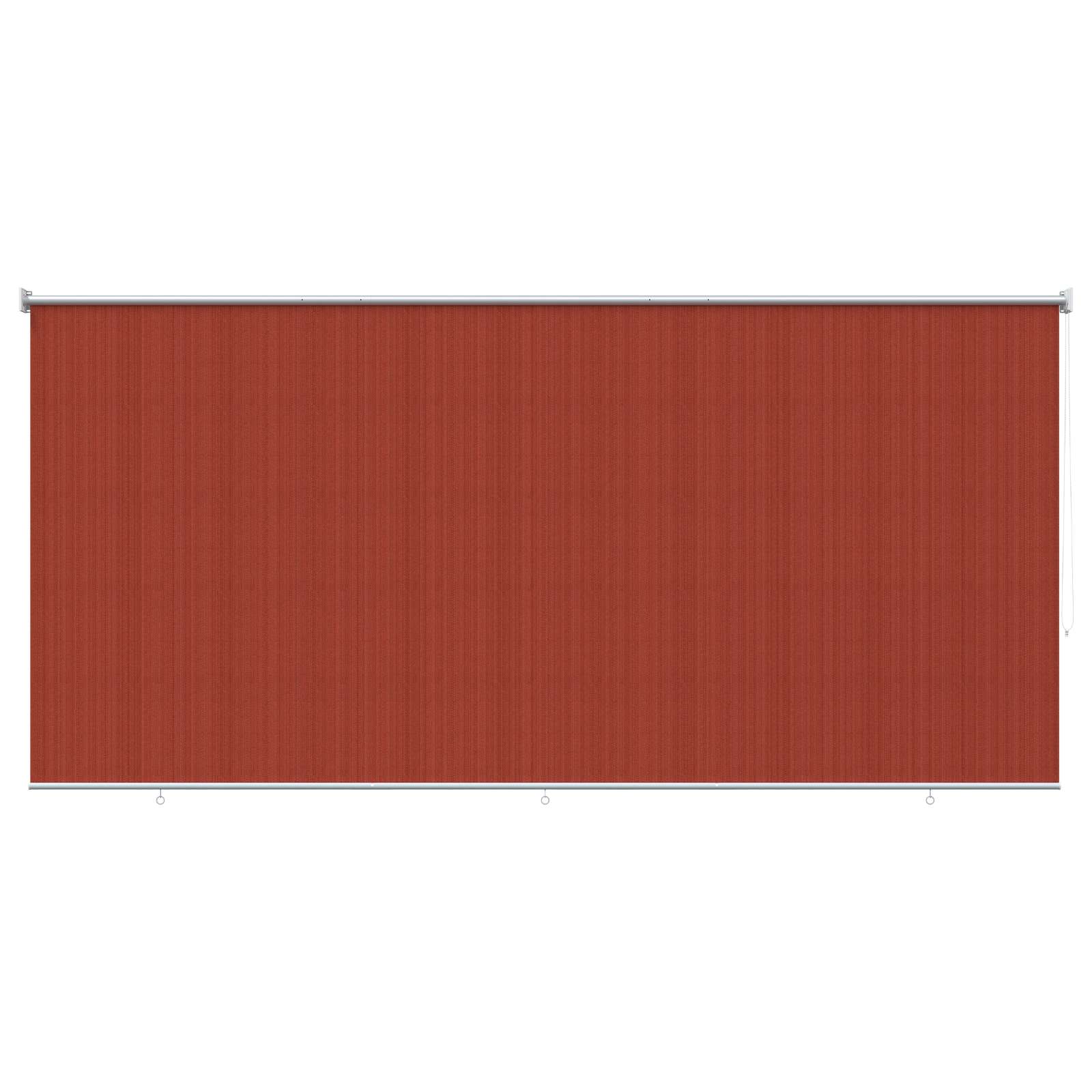 Vanjska roleta 90% blokada UV zraka Terrakota 350 x 140 cm HDPE