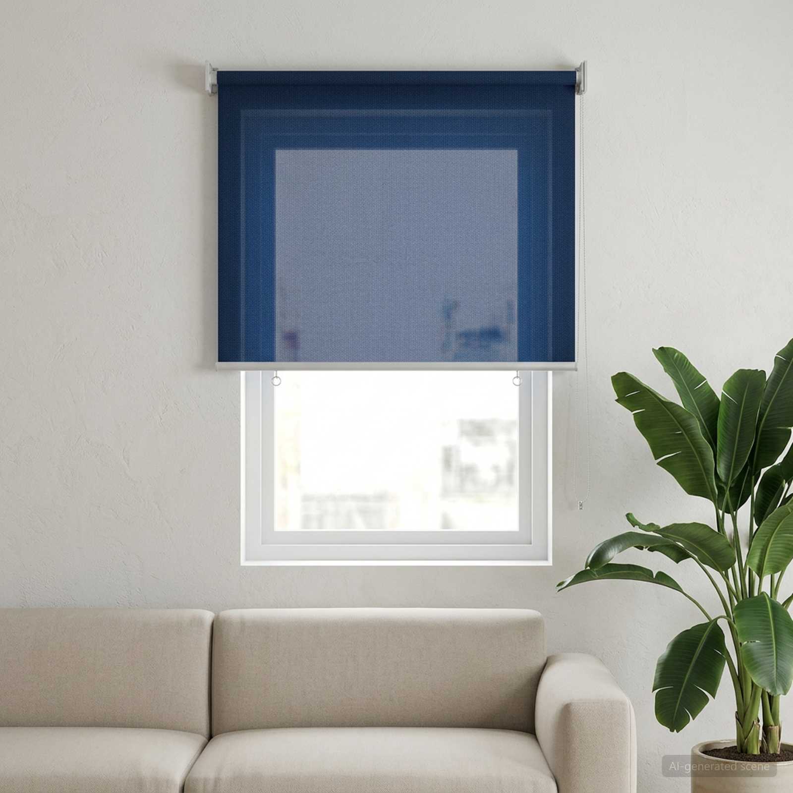 Vanjska roleta 90% blokada UV zraka Plava 80 x 140 cm HDPE