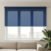 Vanjska roleta 90% blokada UV zraka Plava 140 x 140 cm HDPE