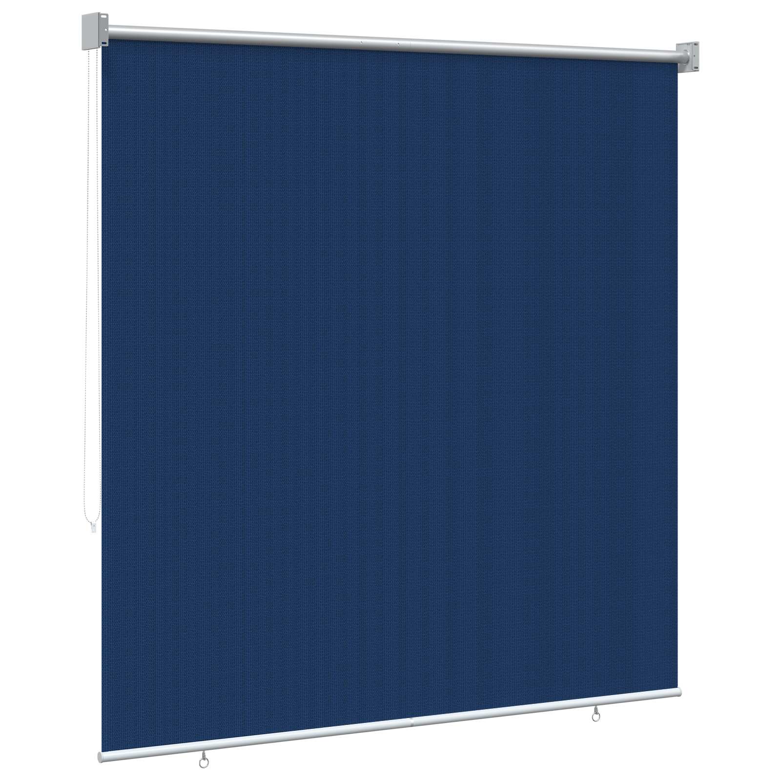 Vanjska roleta 90% blokada UV zraka Plava 140 x 140 cm HDPE