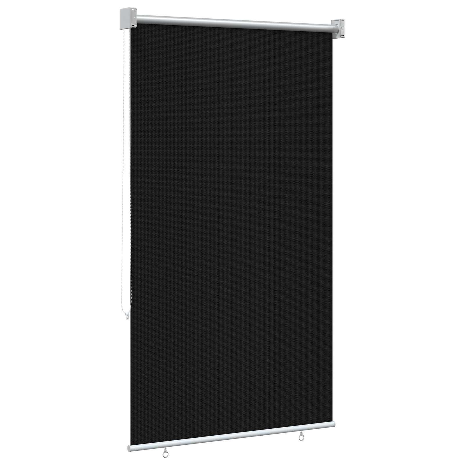 Vanjska roleta 90% blokada UV zraka Crna 80 x 140 cm HDPE