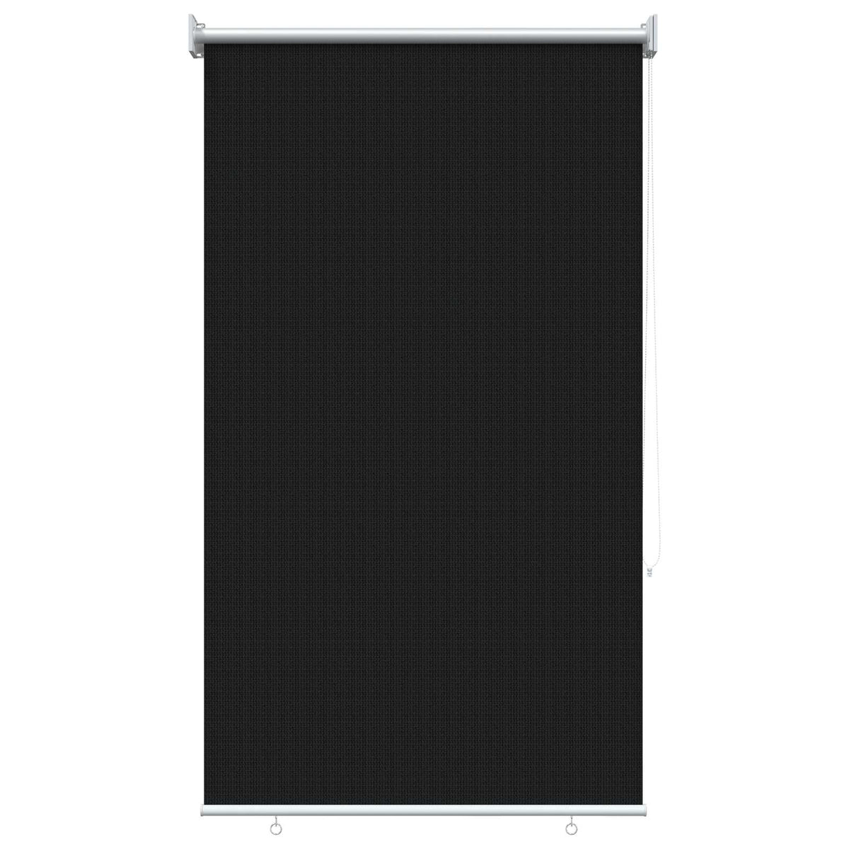 Vanjska roleta 90% blokada UV zraka Crna 80 x 140 cm HDPE
