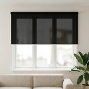 Vanjska roleta 90% blokada UV zraka Crna 140 x 140 cm HDPE