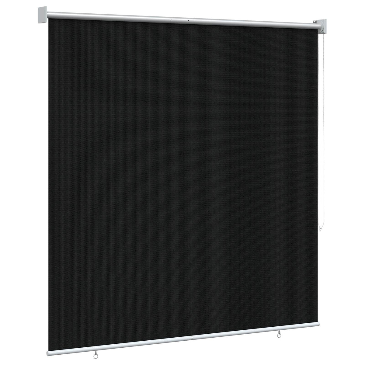 Vanjska roleta 90% blokada UV zraka Crna 140 x 140 cm HDPE
