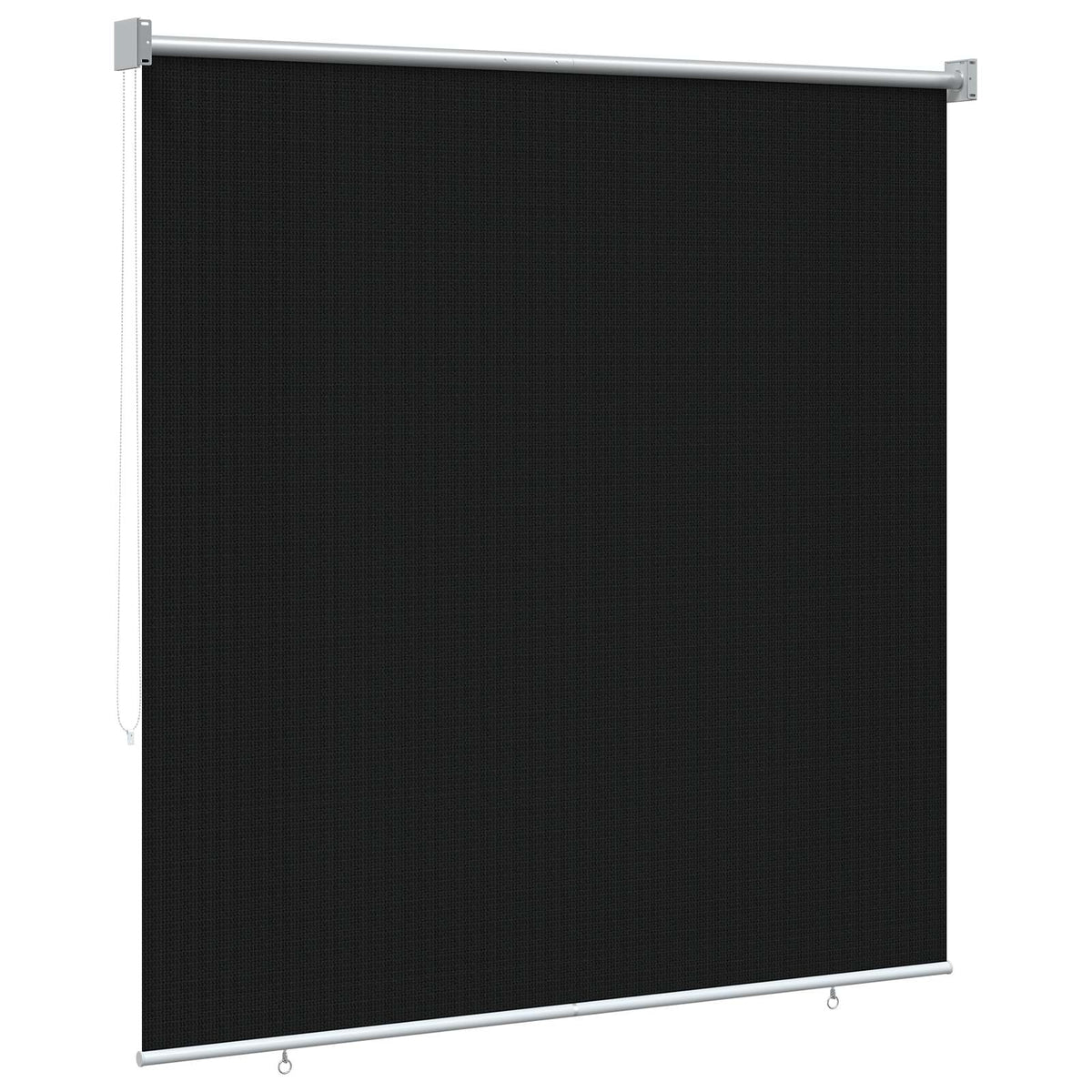 Vanjska roleta 90% blokada UV zraka Crna 140 x 140 cm HDPE