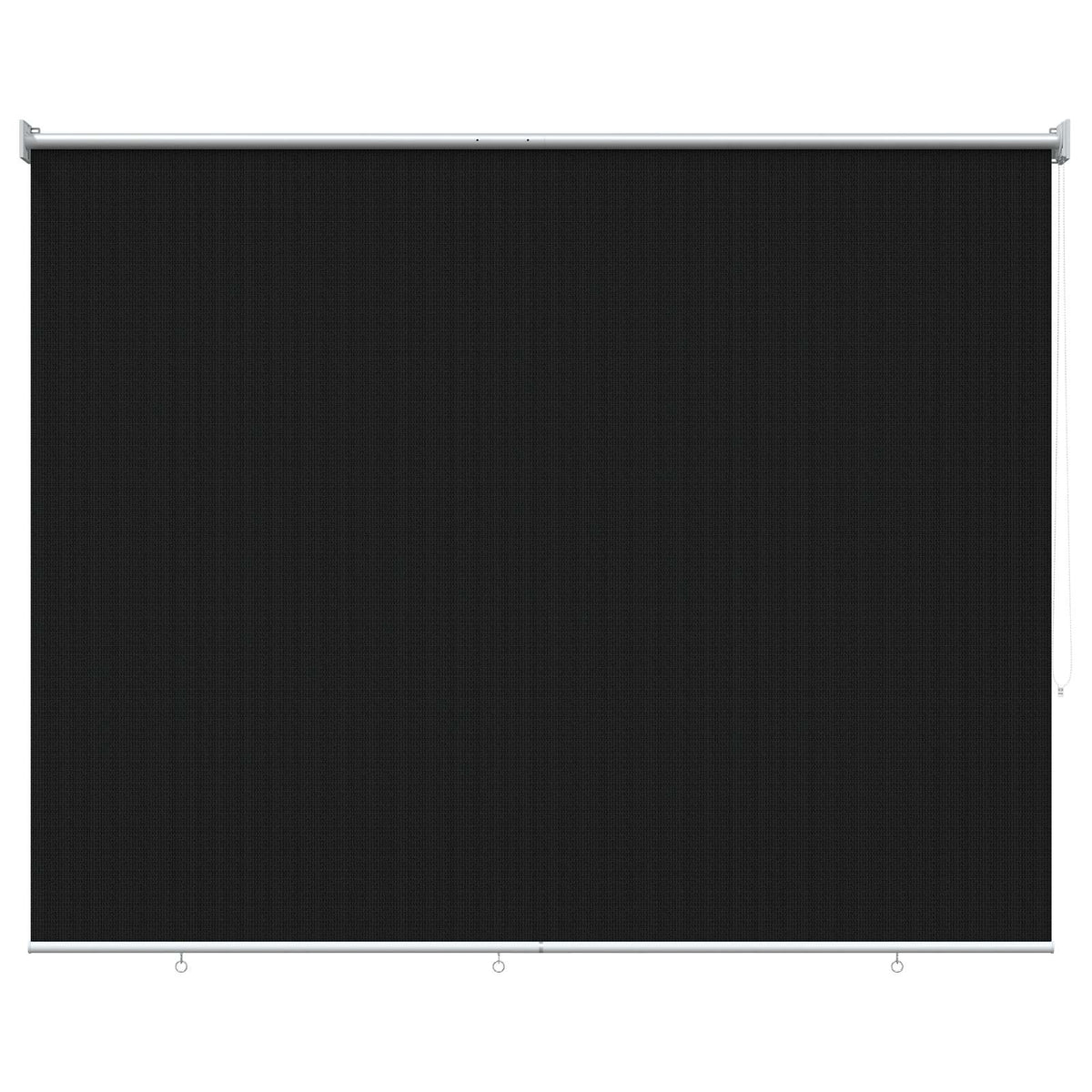 Vanjska roleta 90% blokada UV zraka Crna 200 x 140 cm HDPE