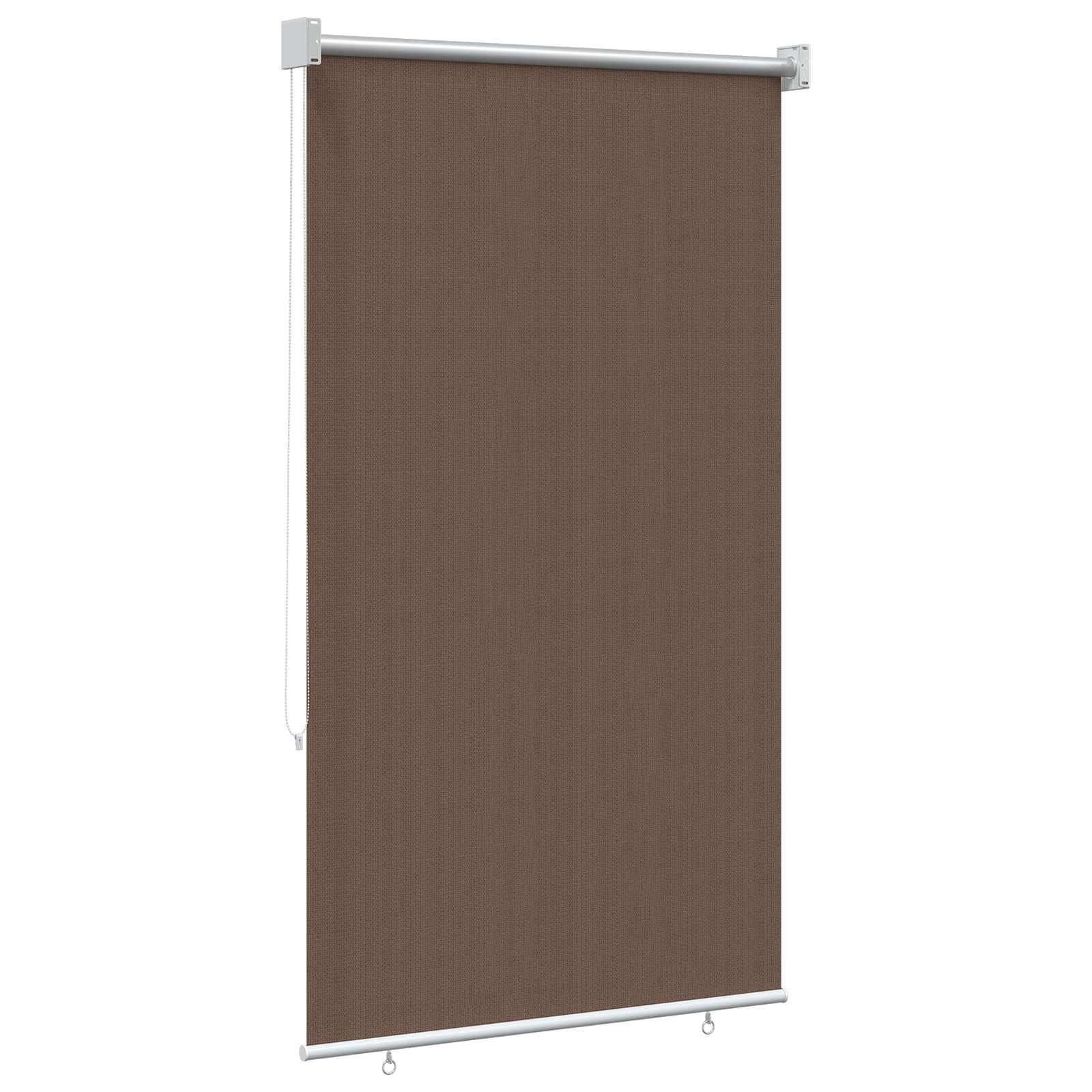 Vanjska roleta 90% blokada UV zraka Sivosmeđa 60 x 140 cm HDPE