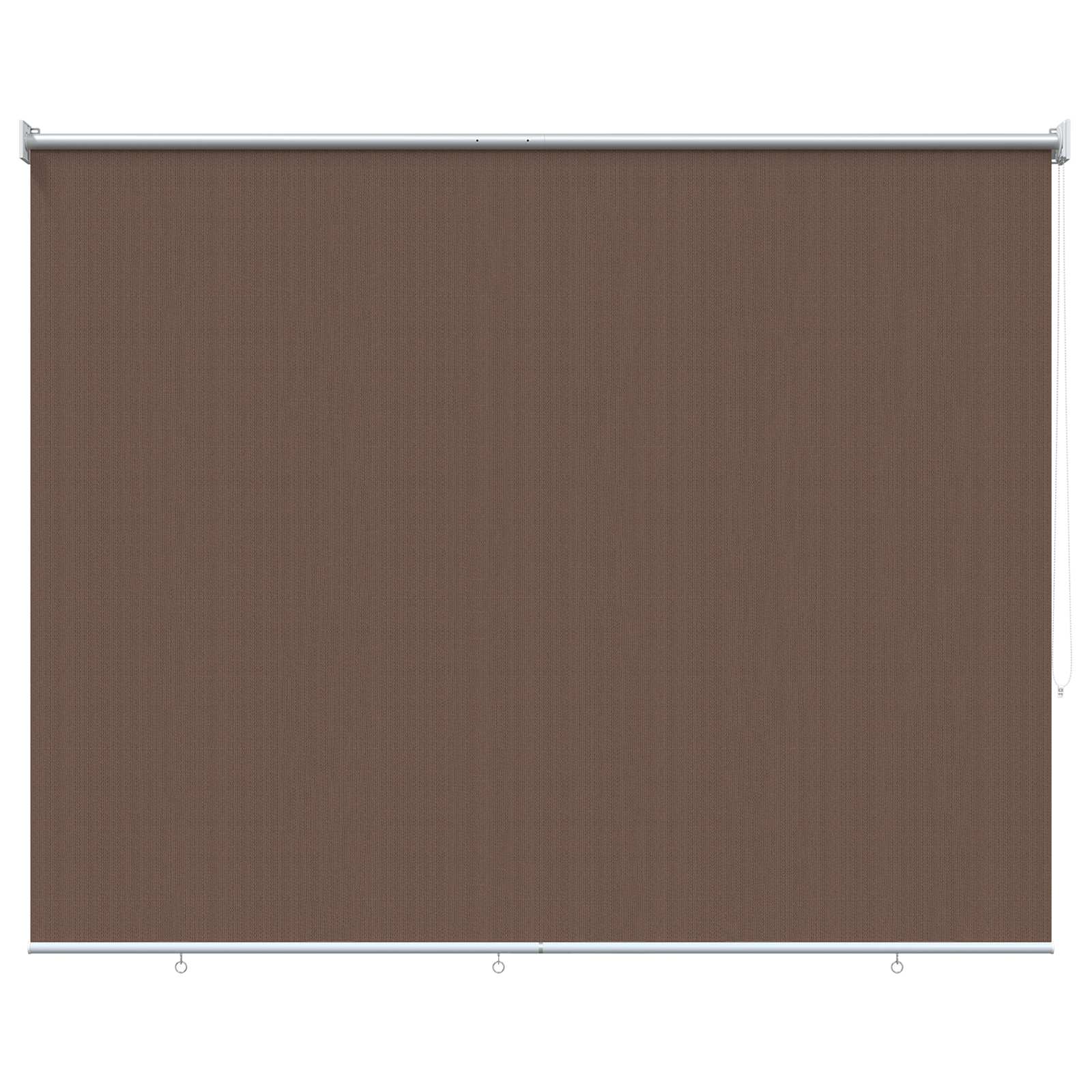 Vanjska roleta 90% blokada UV zraka Sivosmeđa 140 x 140 cm HDPE