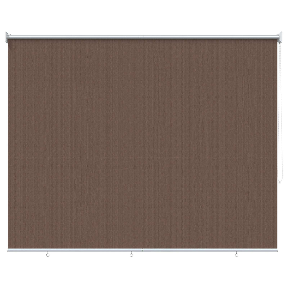 Vanjska roleta 90% blokada UV zraka Sivosmeđa 220 x 140 cm HDPE