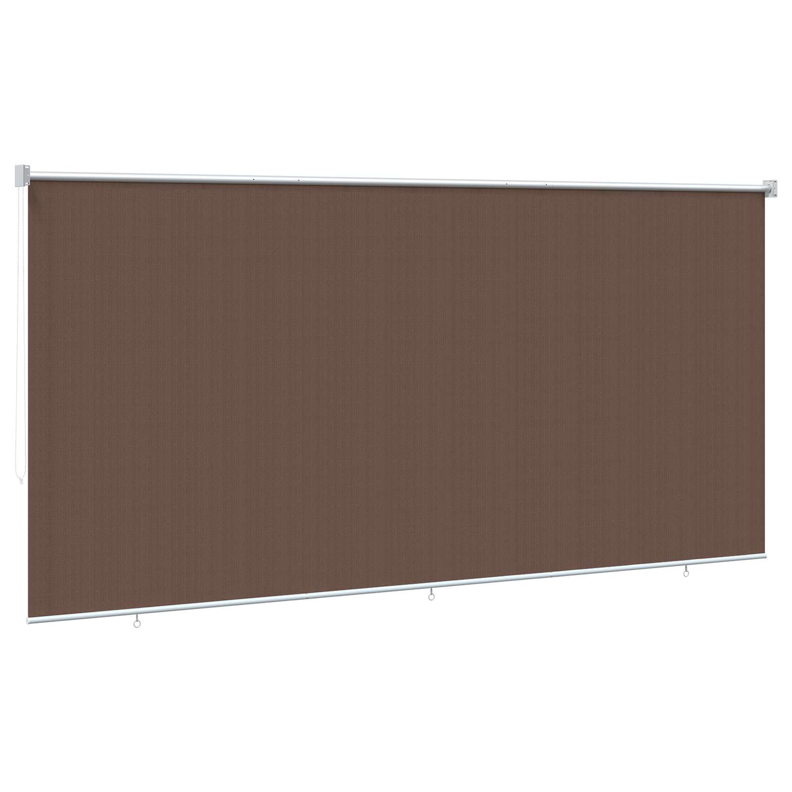 Vanjska roleta 90% blokada UV zraka Sivosmeđa 400 x 140 cm HDPE