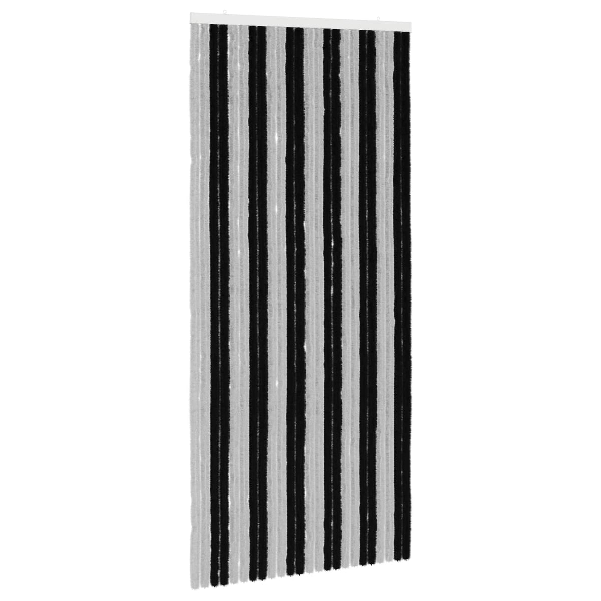 Zavjesa protiv insekata Chenille Siva i crna 100 x 220 cm