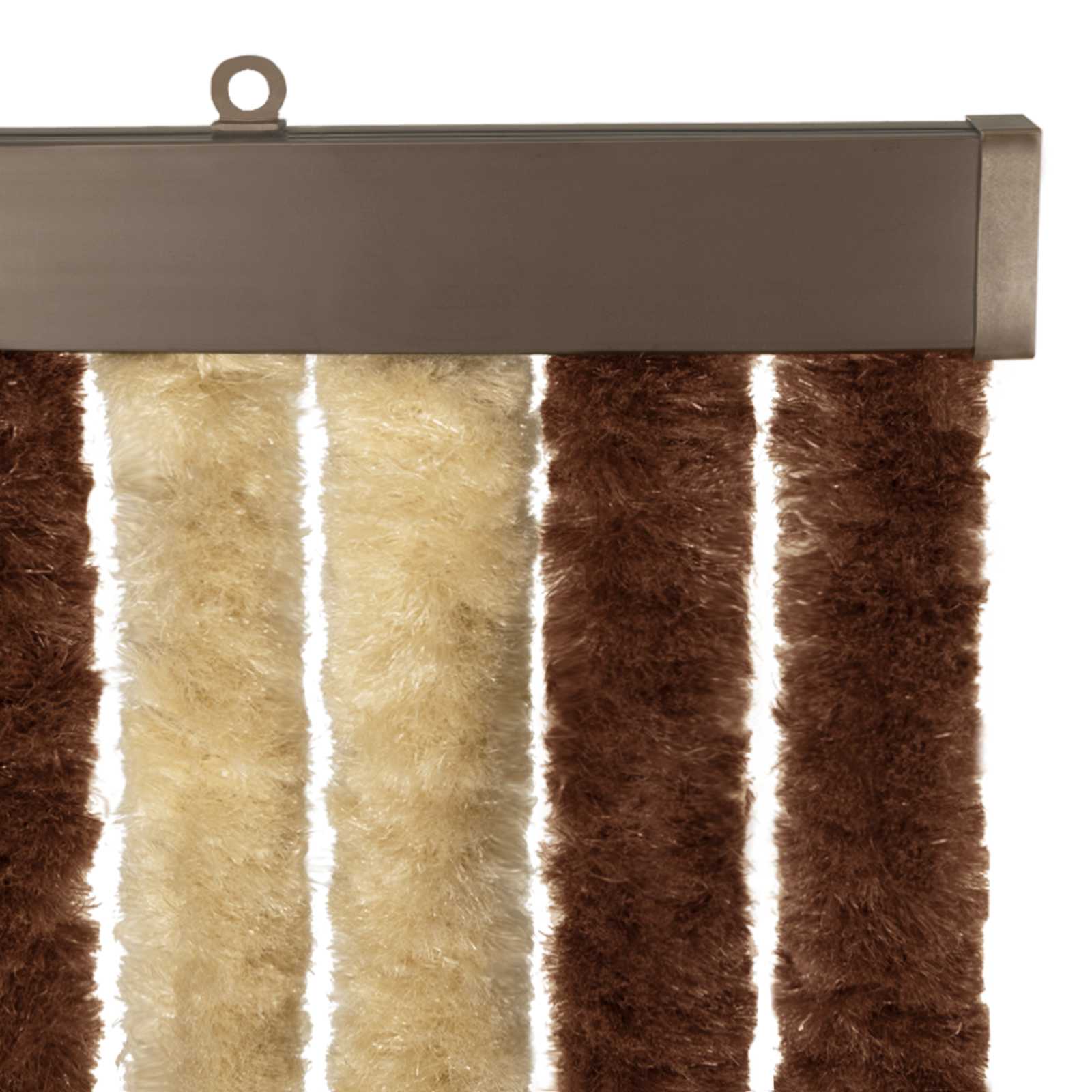 Zavjesa protiv insekata Chenille Smeđa i bež 90 x 200 cm