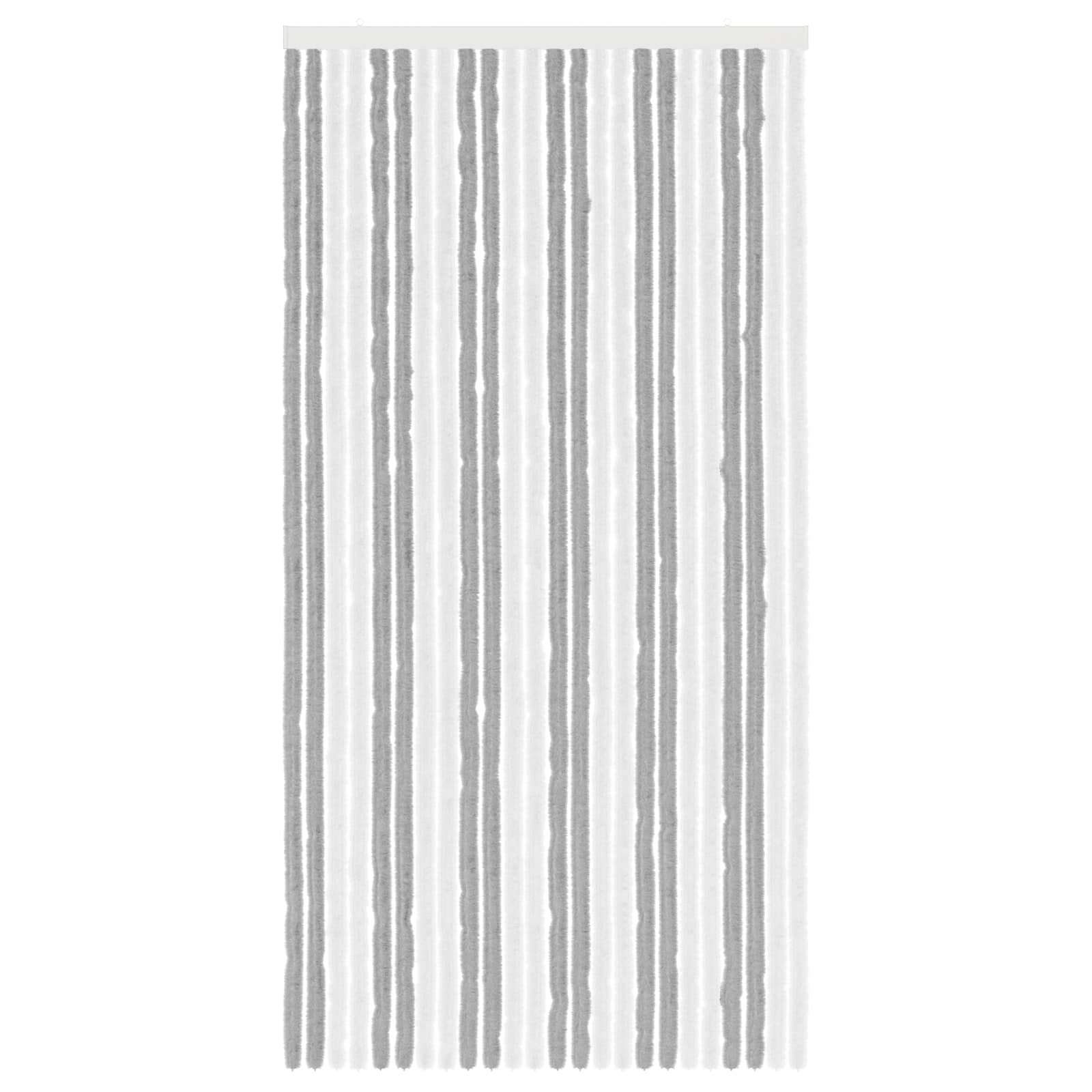 Zavjesa protiv insekata Chenille Siva i bijela 100 x 200 cm