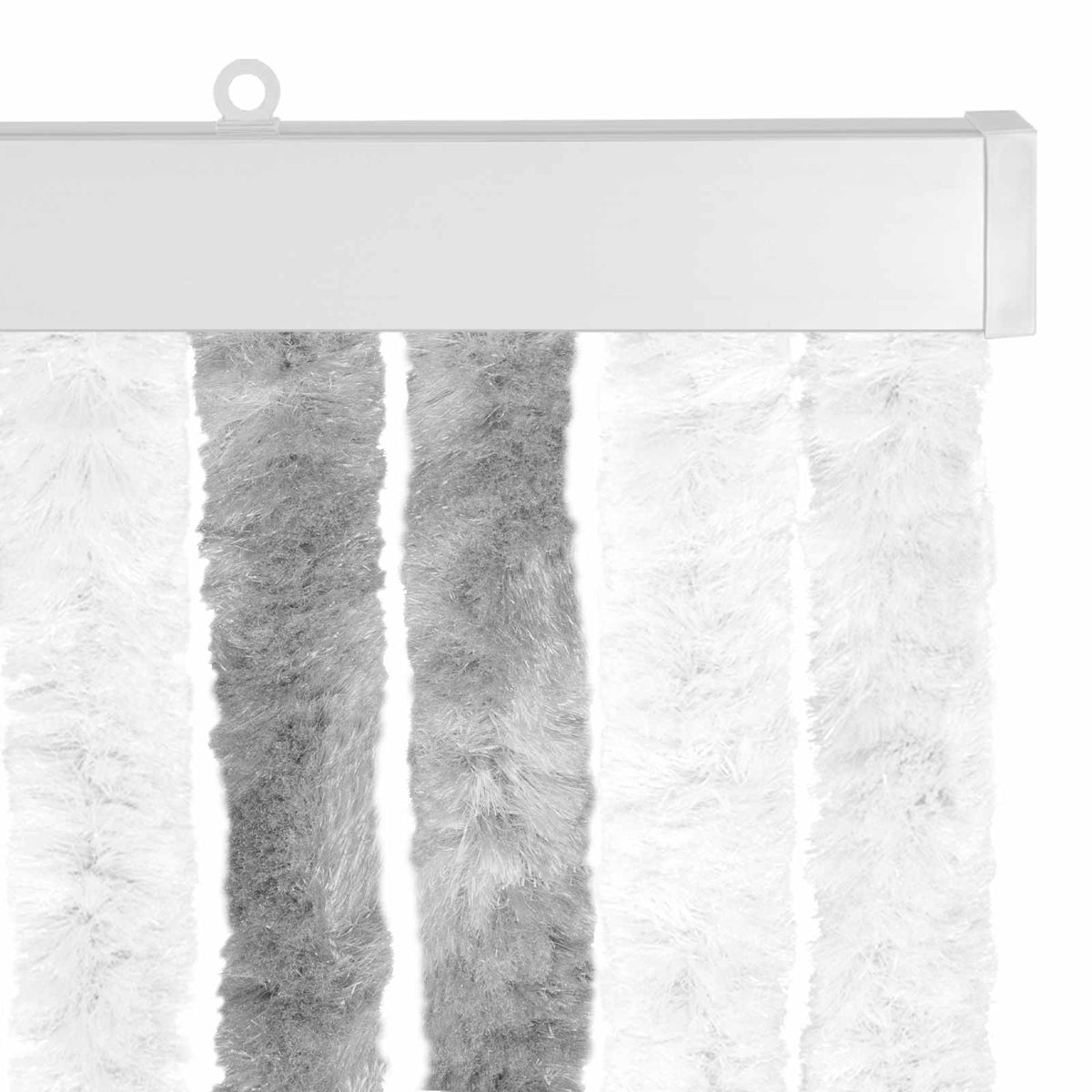 Zavjesa protiv insekata Chenille Siva i bijela 100 x 230 cm