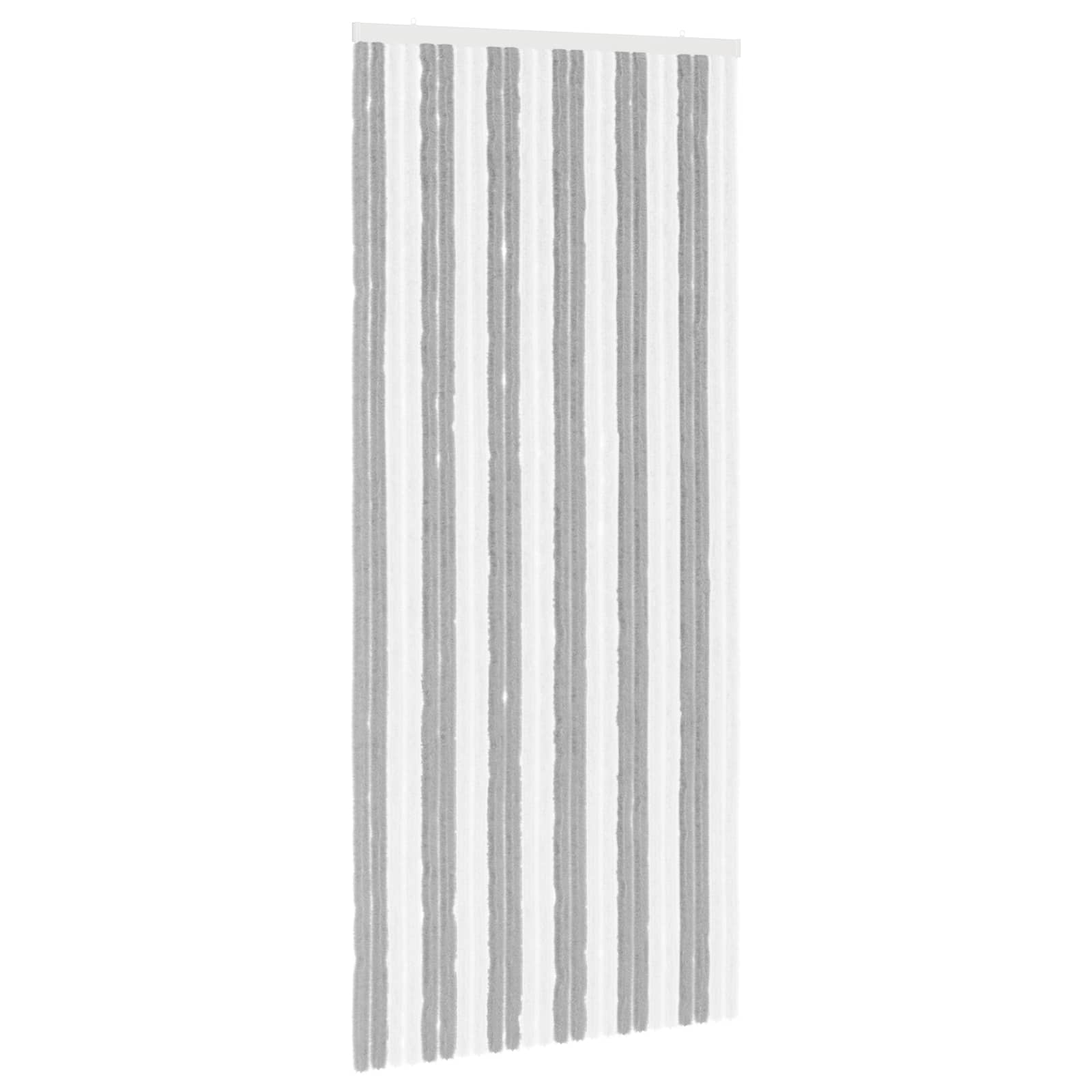 Zavjesa protiv insekata Chenille Siva i bijela 100 x 230 cm