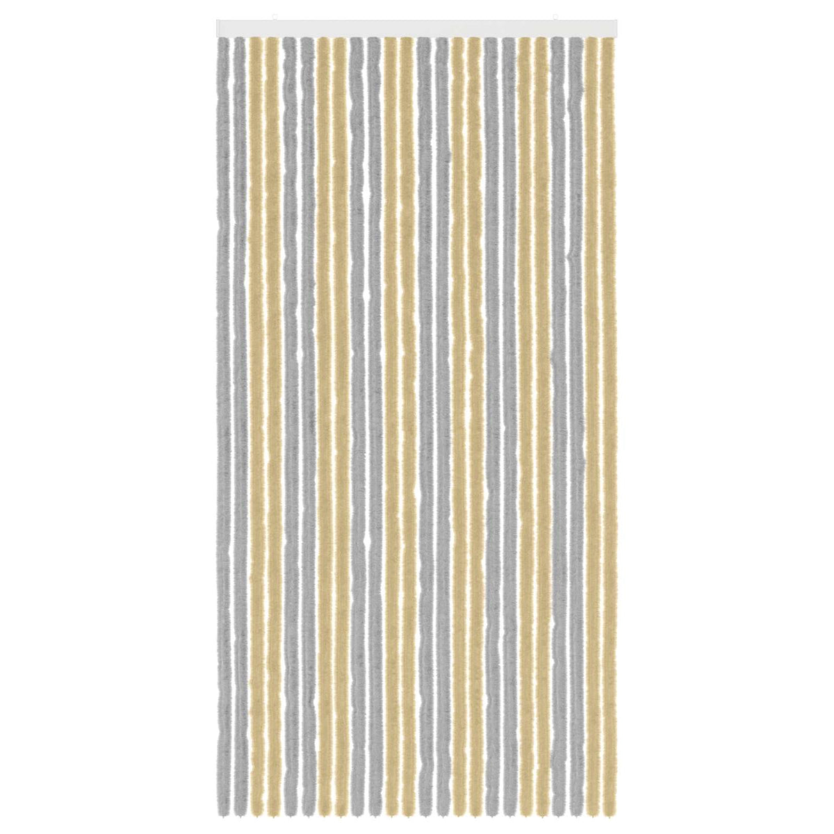 Zavjesa protiv insekata Chenille Siva i bež 100 x 200 cm