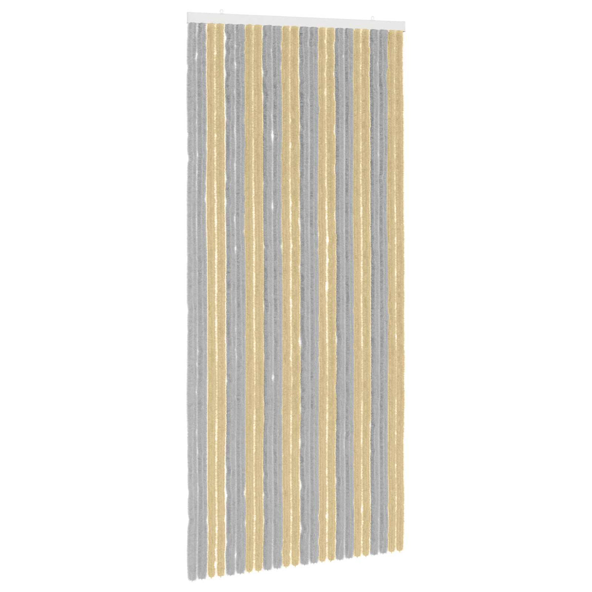Zavjesa protiv insekata Chenille Siva i bež 100 x 220 cm