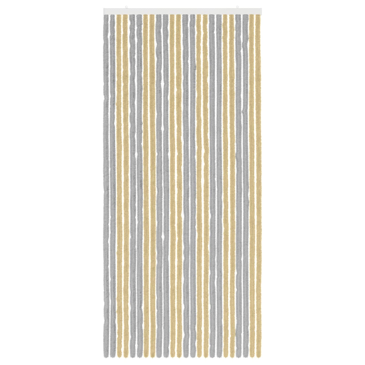 Zavjesa protiv insekata Chenille Siva i bež 100 x 220 cm