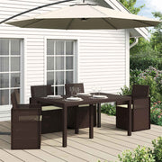 Jastučići za sjedenje 4 pcs Krem 47 x 36 x 2 cm Poliester