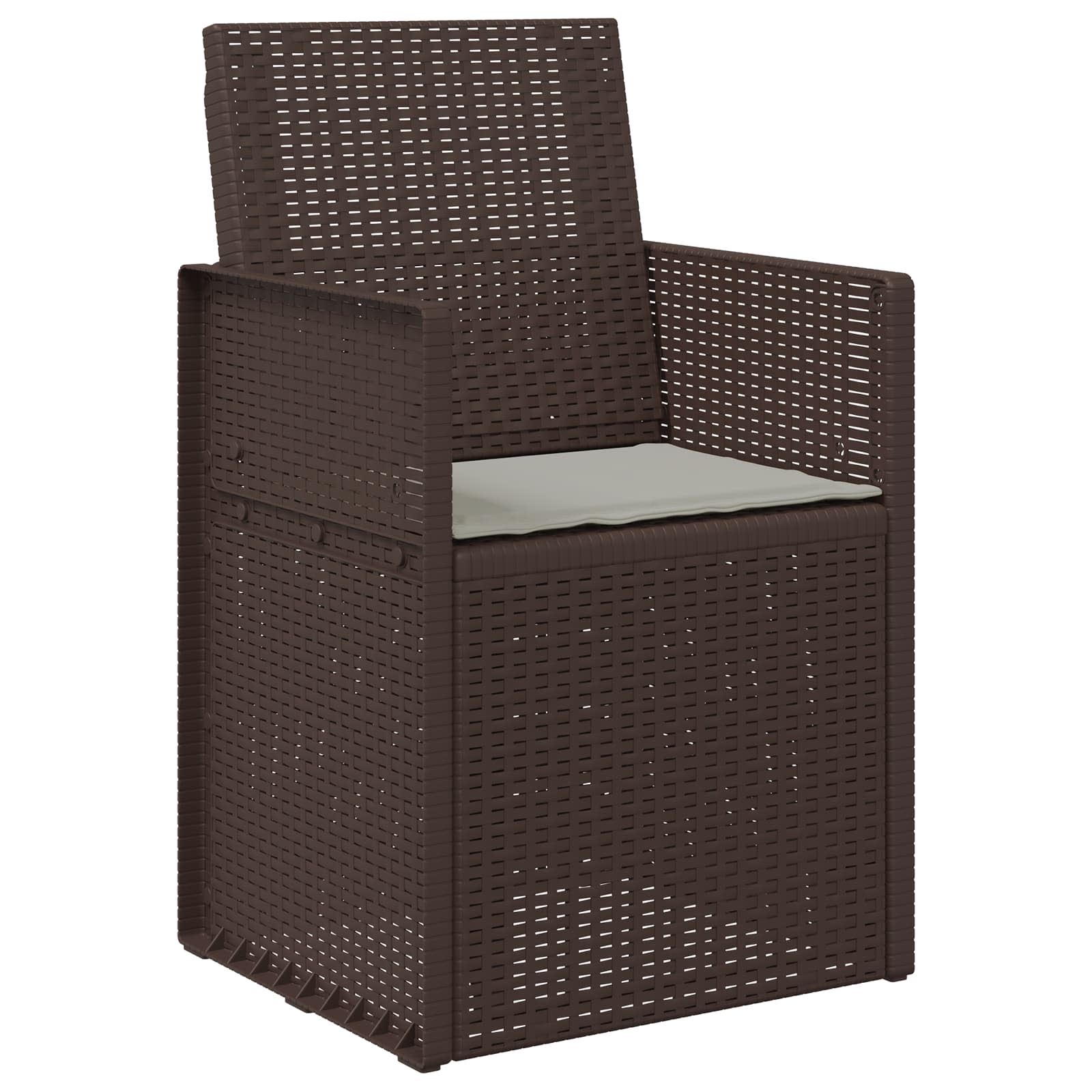 Jastučići za sjedenje 4 pcs Svjetlosiva 47 x 36 x 2 cm
