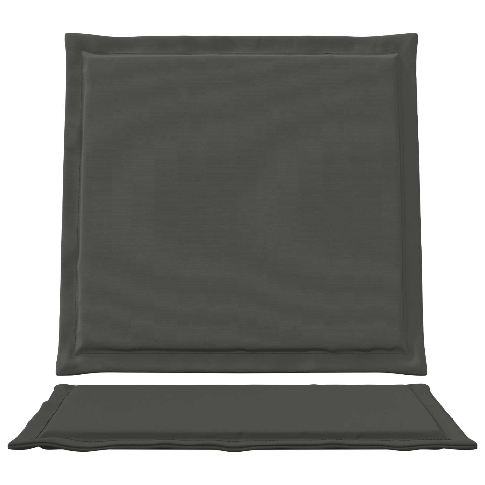 Jastučići za sjedenje i leđa 2 pcs Antracit 47 x 45 x 2 cm
